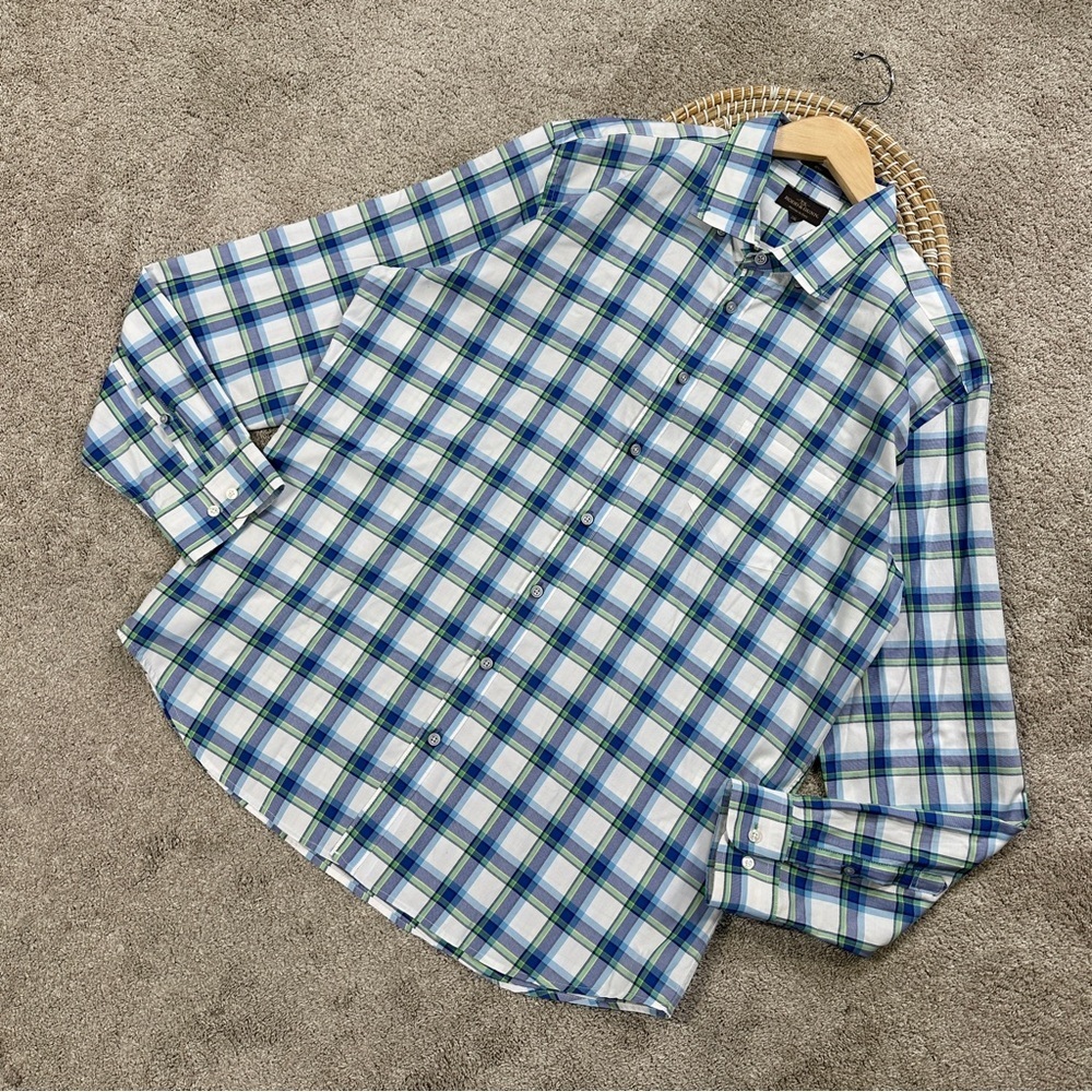 Rodd & Gunn Men’s Sports Fit Button Up Shirt Longsleeve Check Plaid Size 2XL